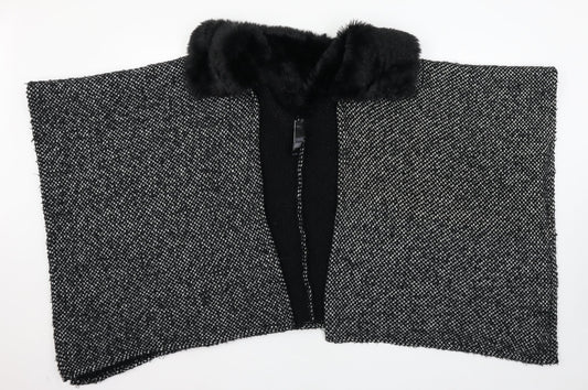 Marks and Spencer Womens Black  Knit Cardigan Jumper One Size