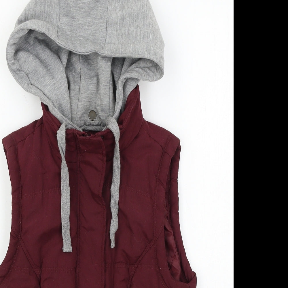 New Look Womens Purple   Gilet Jacket Size 10