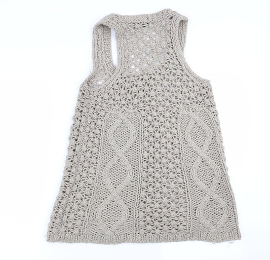 AX Paris Womens Beige   Pullover Jumper Size M