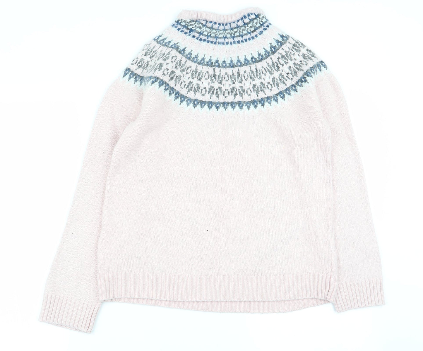 togg24 Womens Pink Geometric  Pullover Jumper Size 14