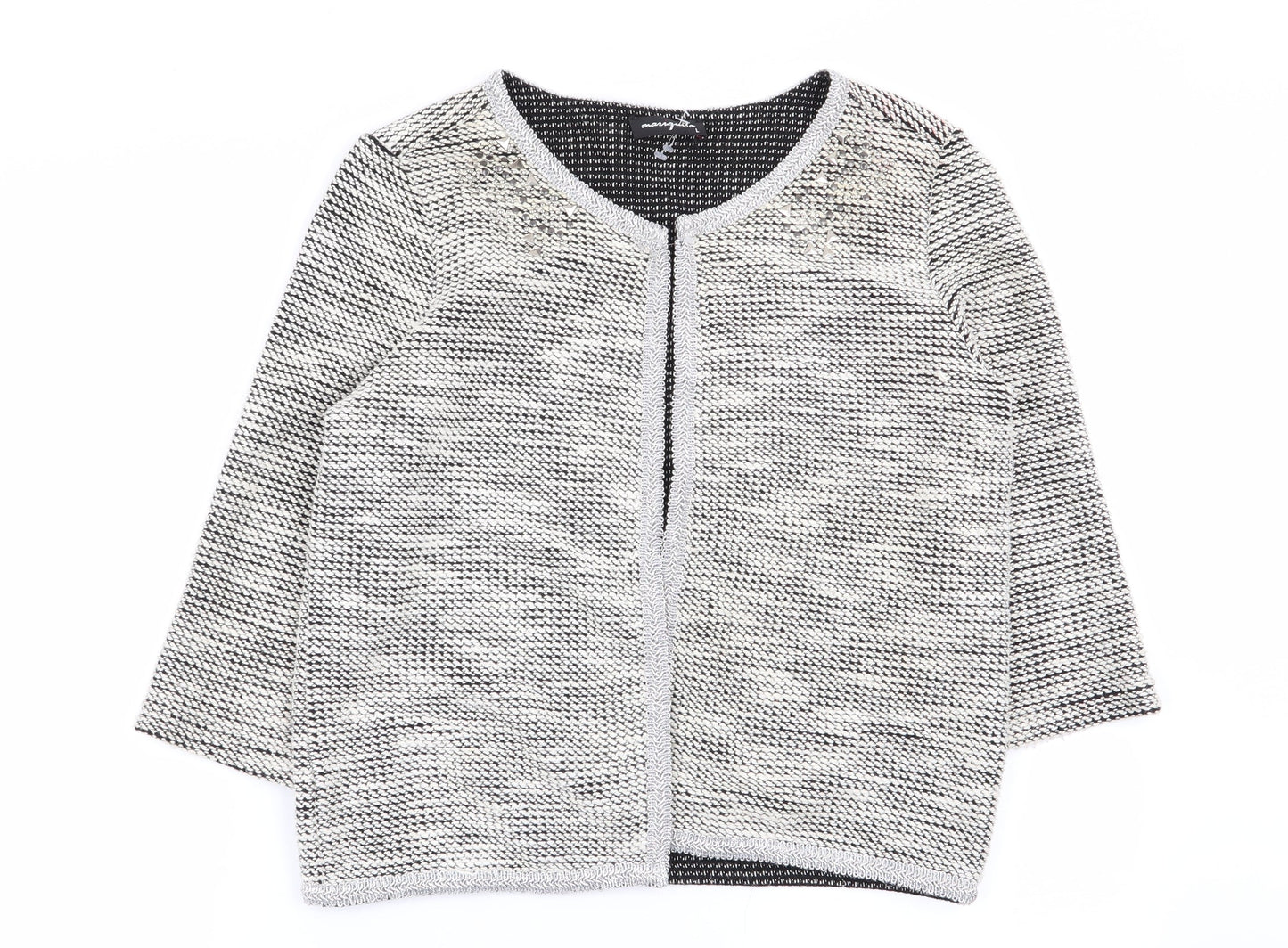 Preworn Womens Beige   Cardigan Jumper Size L