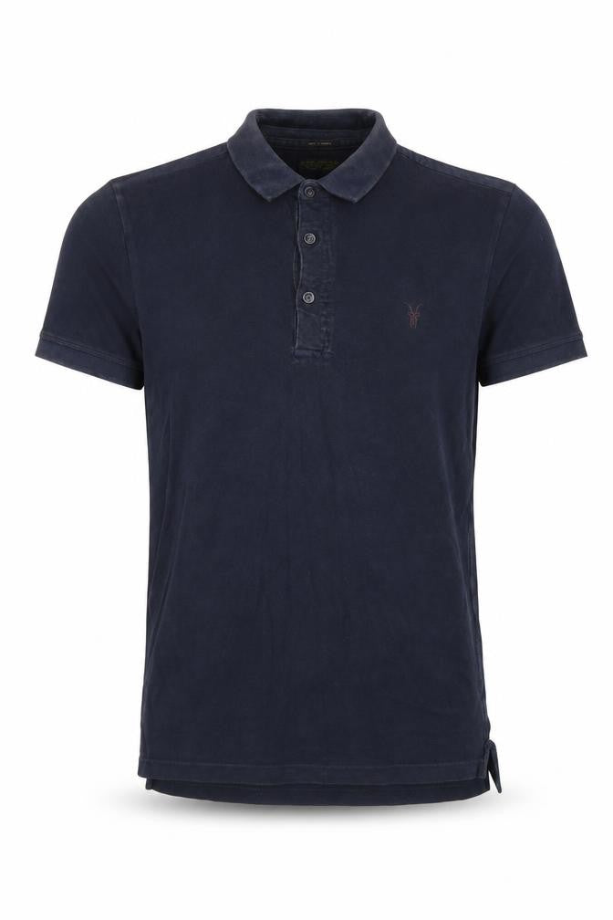Preworn Mens Blue Houndstooth   Polo Size XS