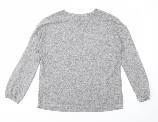 Papaya Womens Grey   Pullover Jumper Size 14