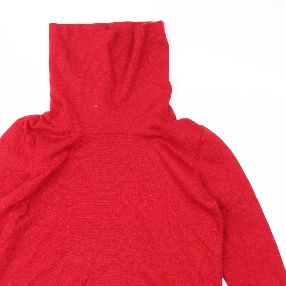 Evolution Womens Red   Pullover Jumper Size M
