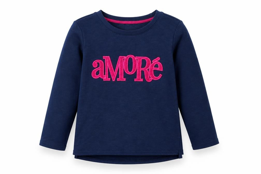 WULILUU Girls Blue Geometric  Pullover Jumper Size XS