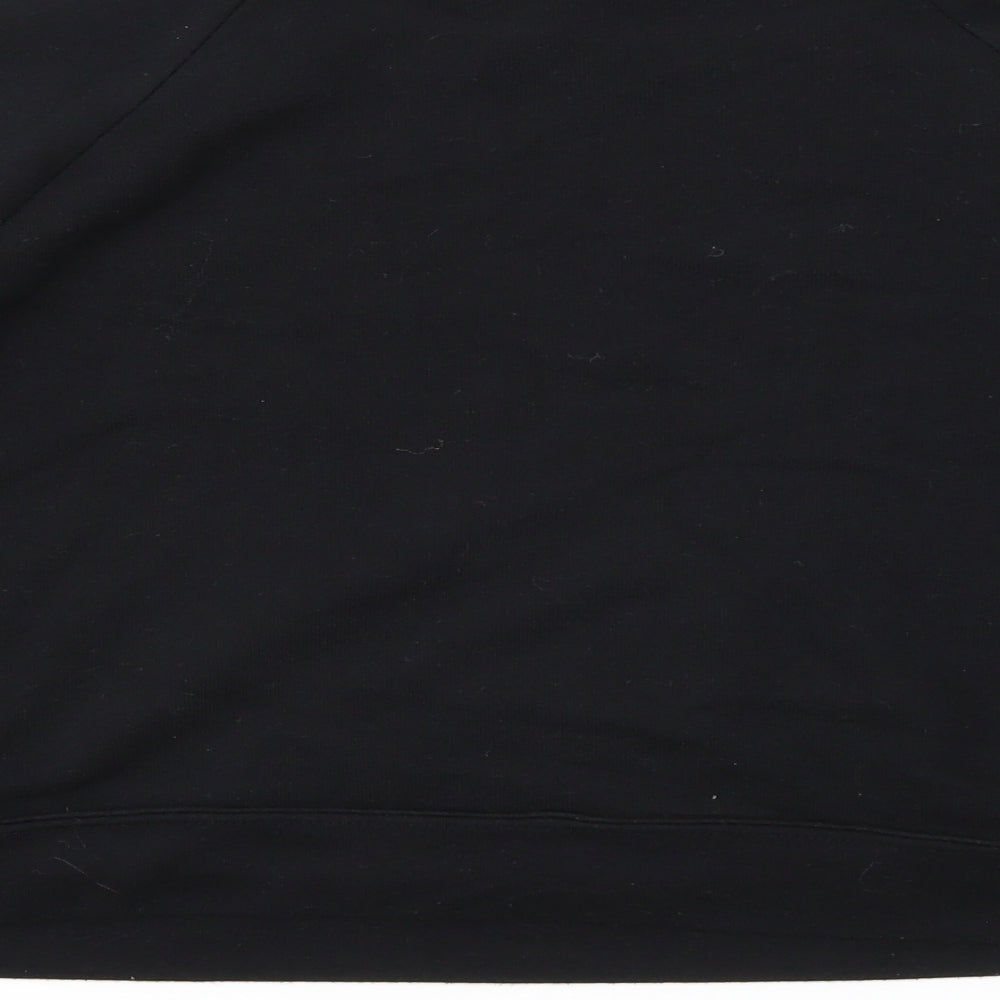 Preworn Womens Black Geometric  Pullover Sweatshirt Size M