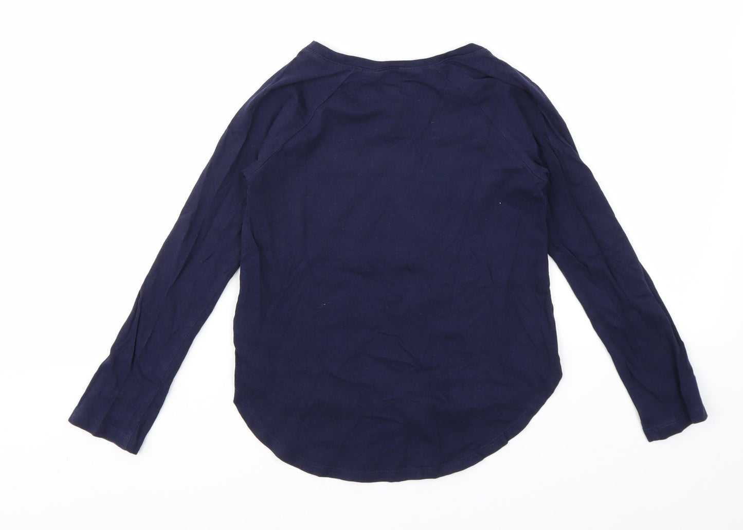 GAP  Girls Blue Geometric  Basic T-Shirt Size S