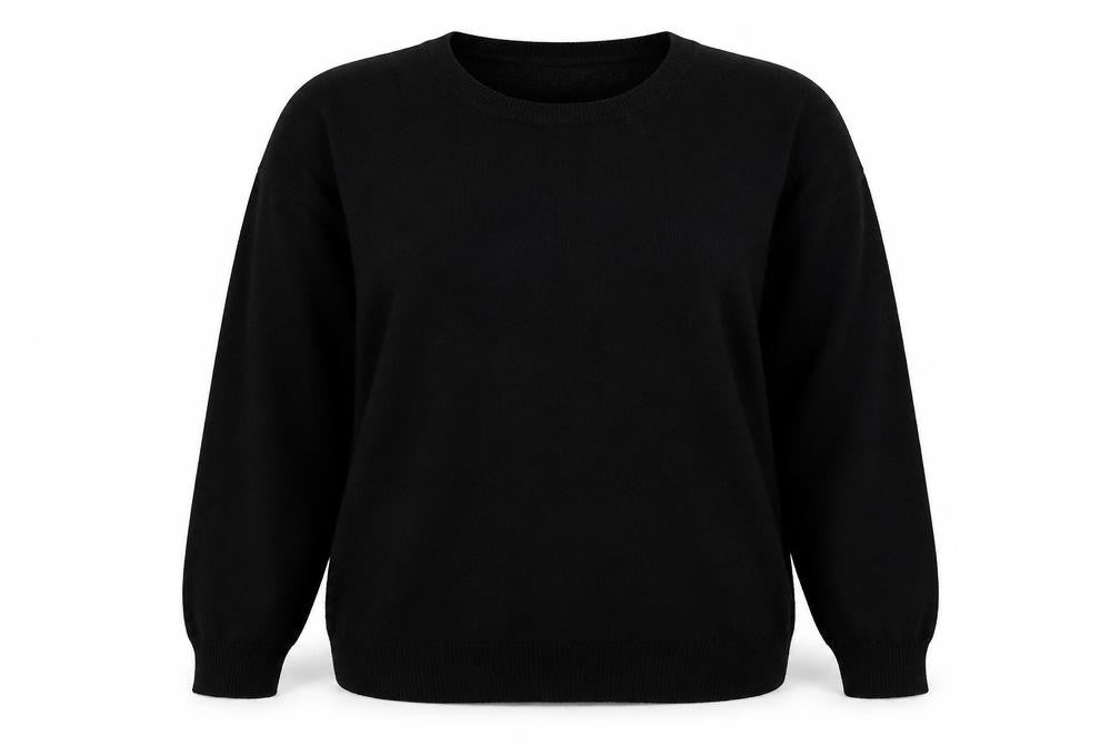 Marks and Spencer Womens Black  Knit Pullover Jumper Size 14