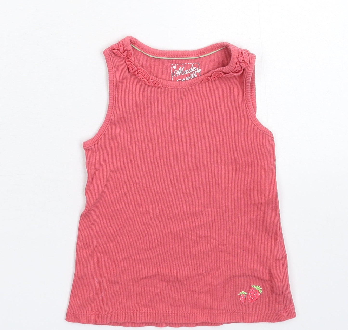 Merc Girls Pink   Basic Tank Size 3-4 Years