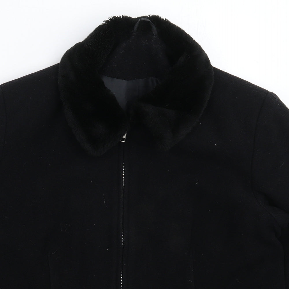 Dorothy Perkins Womens Black   Jacket Coat Size 16