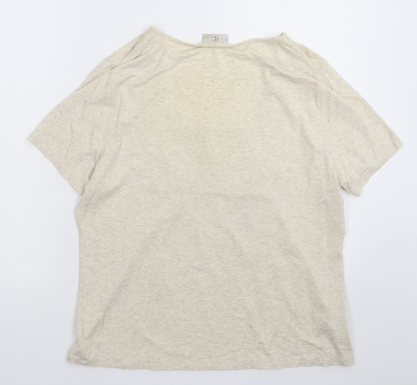 Country Casuals Womens Grey   Basic T-Shirt Size XL