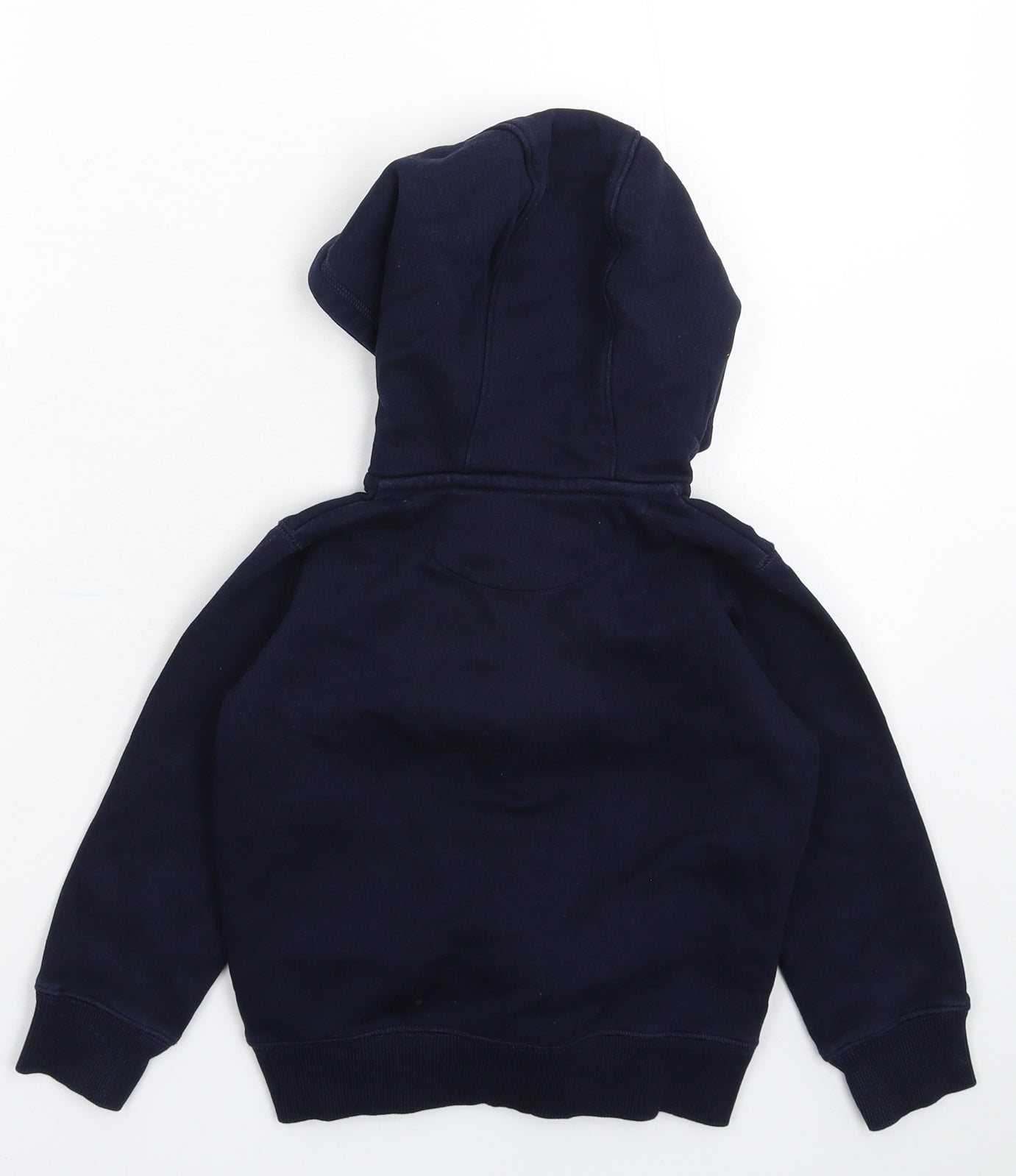 Preworn Boys Blue   Full Zip Hoodie Size 6-7 Years