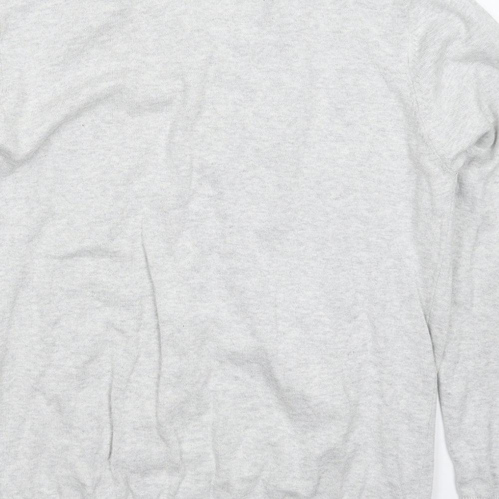 Outrage Mens Grey  Knit Pullover Jumper Size L