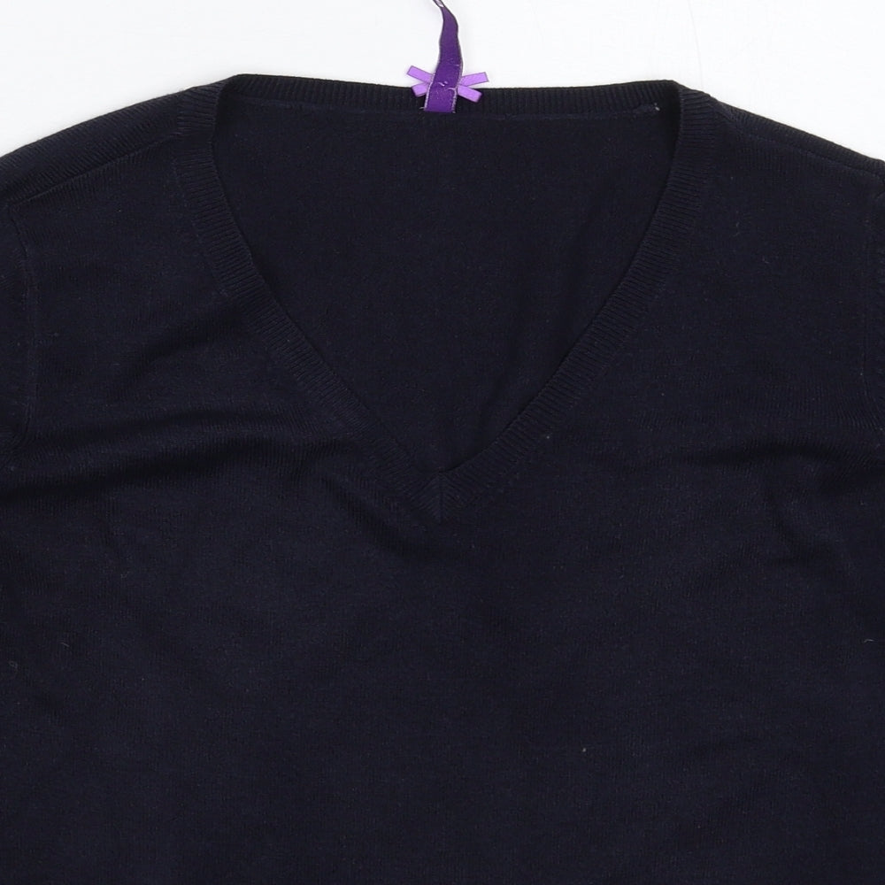 BHS Womens Blue  Knit Pullover Jumper Size 12