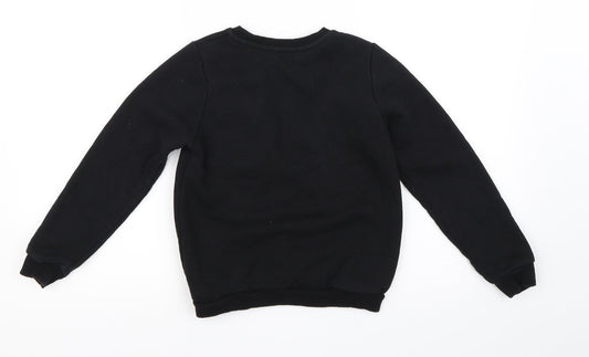 Primark Boys Black   Pullover Sweatshirt Size 8-9 Years