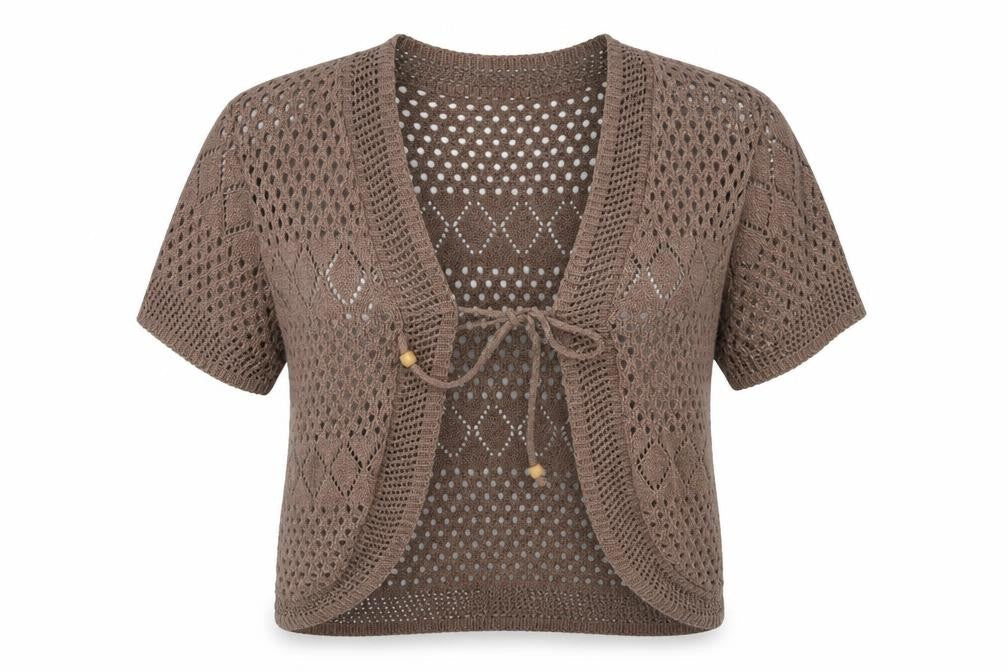 CHIC Womens Brown   Cardigan Jumper Size S
