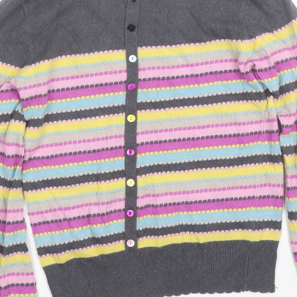 Monsoon Womens Multicoloured Striped  Pullover Jumper Size S