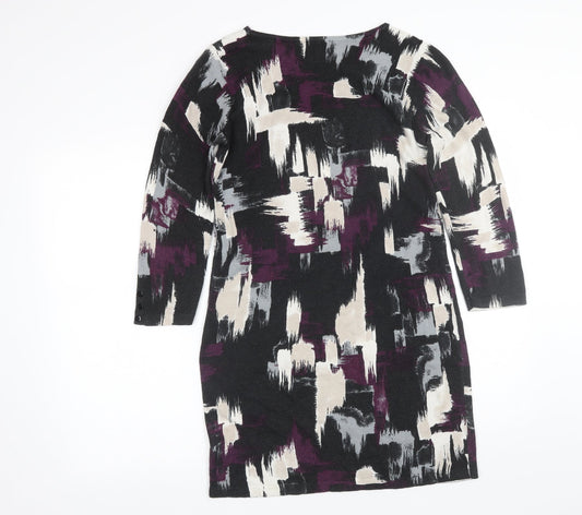 NEXT Womens Multicoloured Geometric  T-Shirt Dress  Size 10