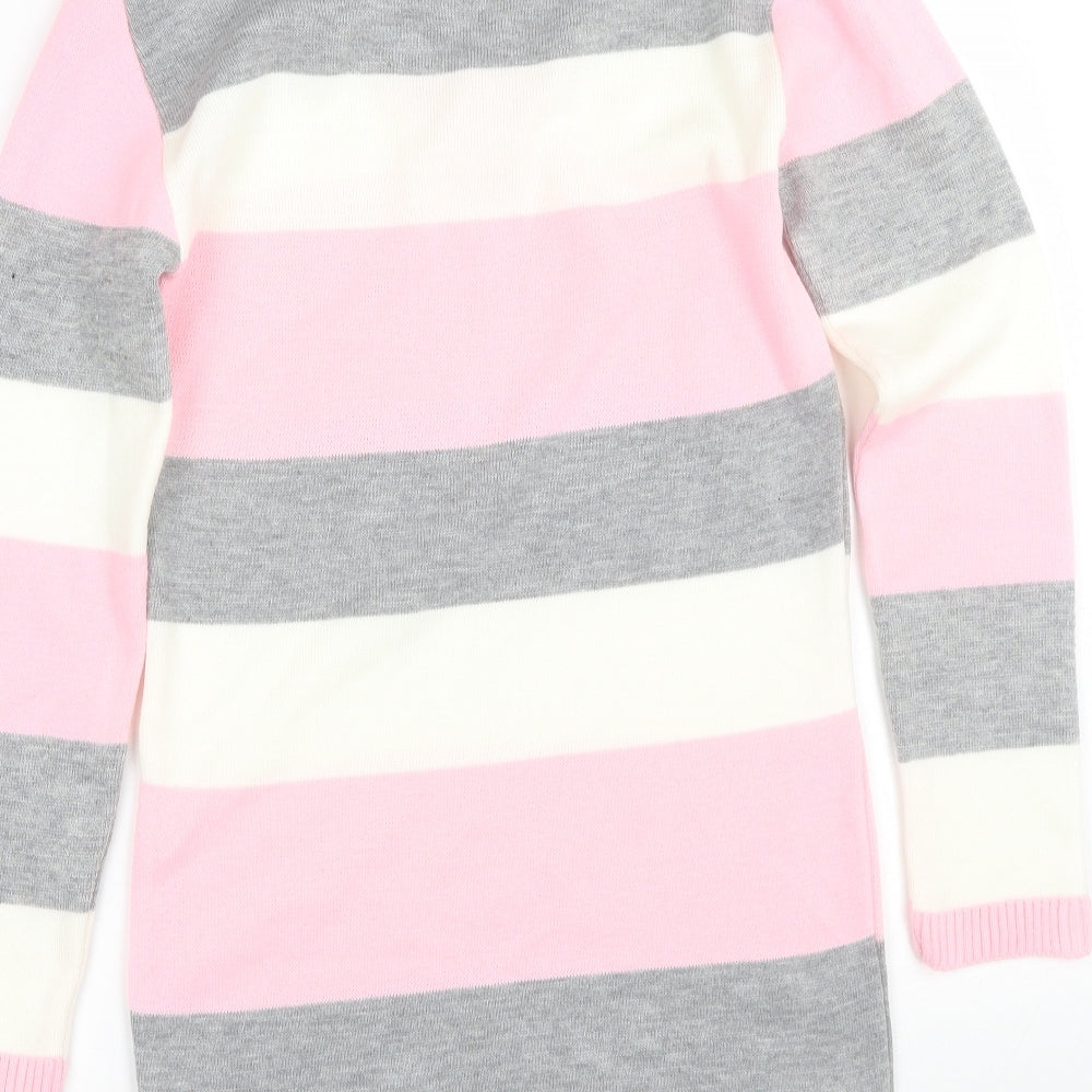 Figaro Womens Multicoloured Striped  Jacket Dress  Size 10