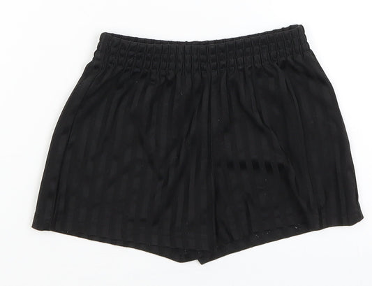 George Boys Black Striped  Bermuda Shorts Size 3-4 Years