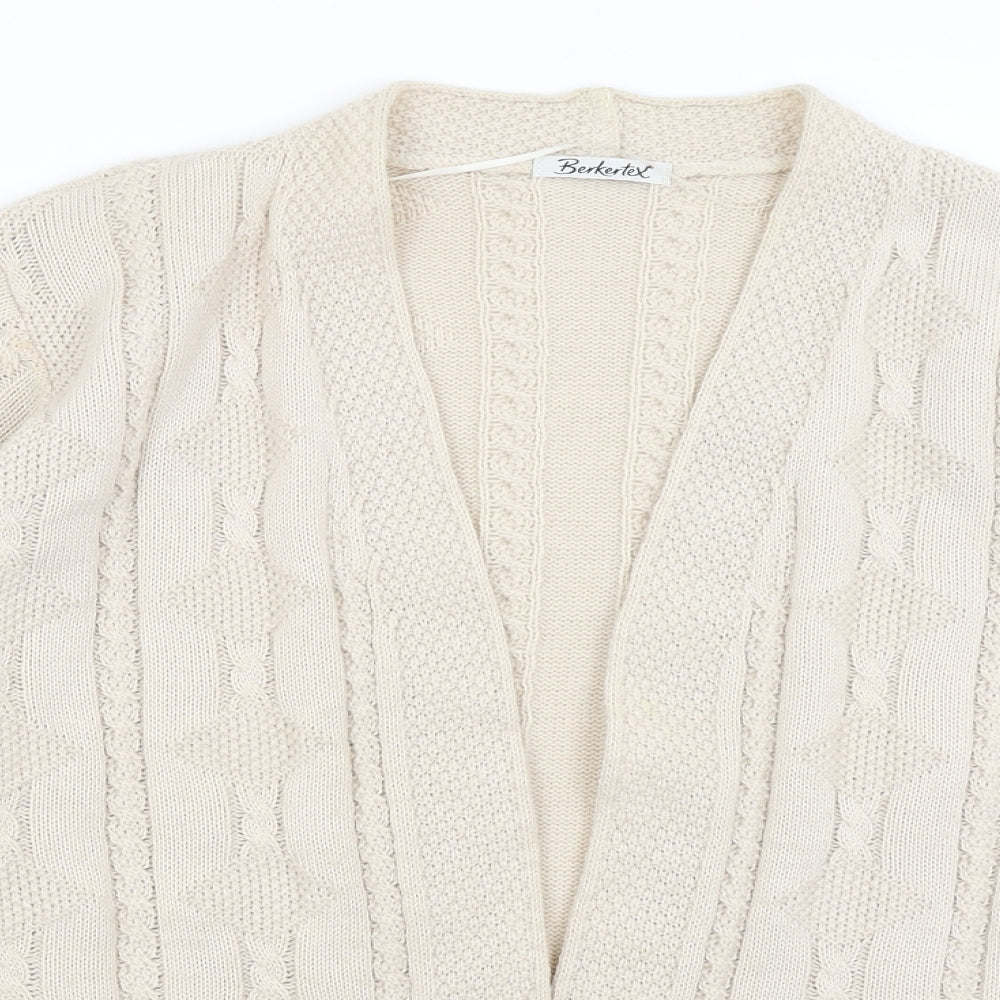 Berkertex Womens Beige   Shrug Jumper Size 14