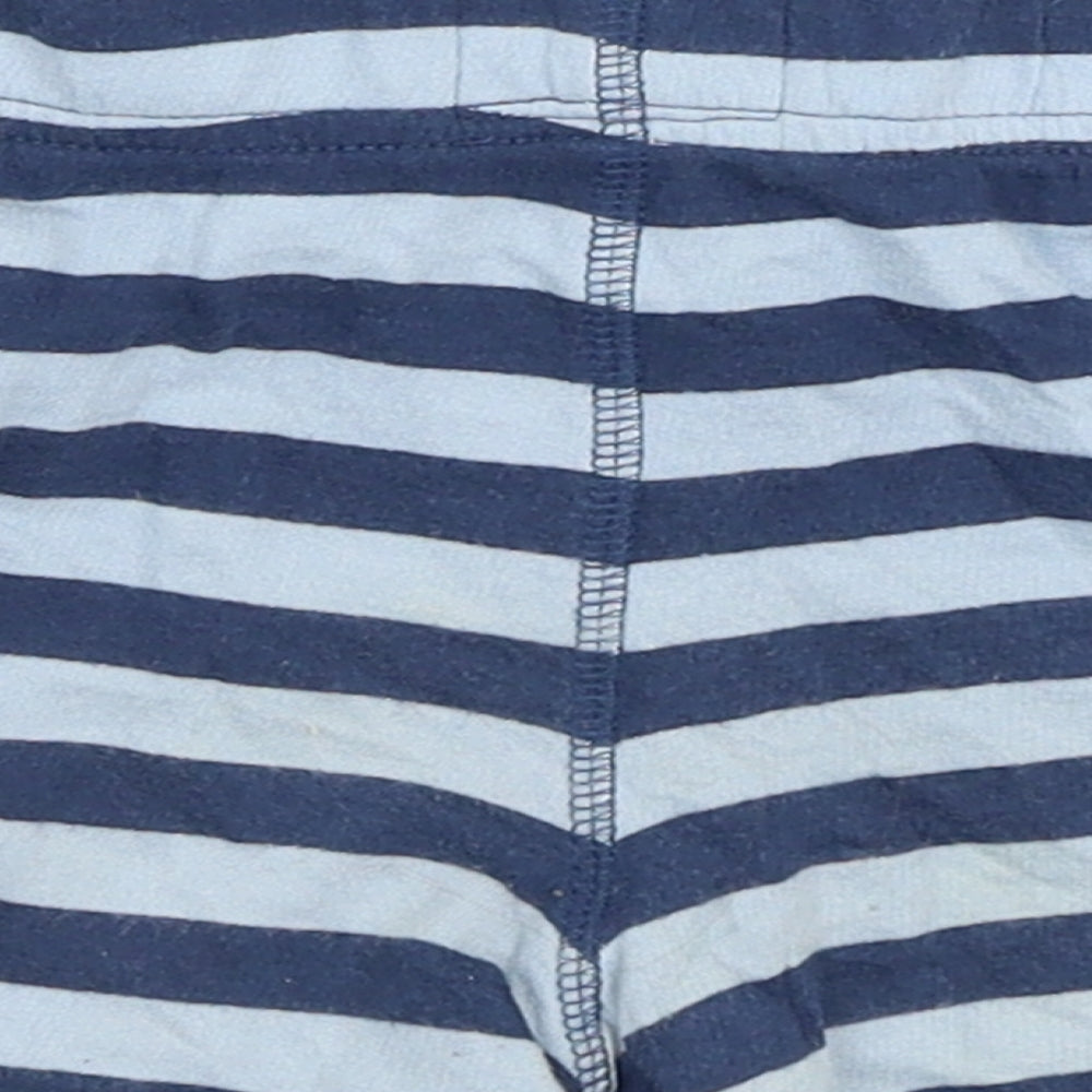 TU Baby Blue Striped  Cropped Trousers Size 18-24 Months