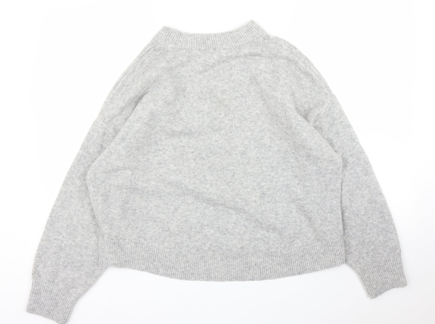 H&M Womens Grey   Pullover Jumper Size M