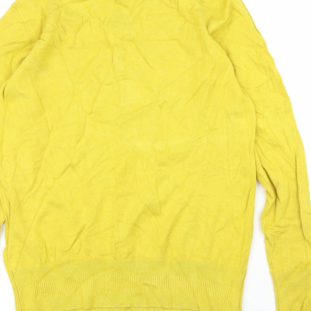 Dorothy Perkins Womens Yellow   Pullover Jumper Size 12
