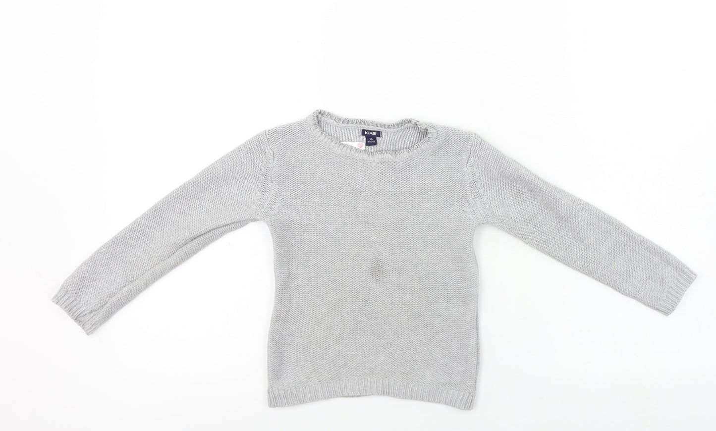 Kiabi Girls Grey   Pullover Jumper Size 4 Years