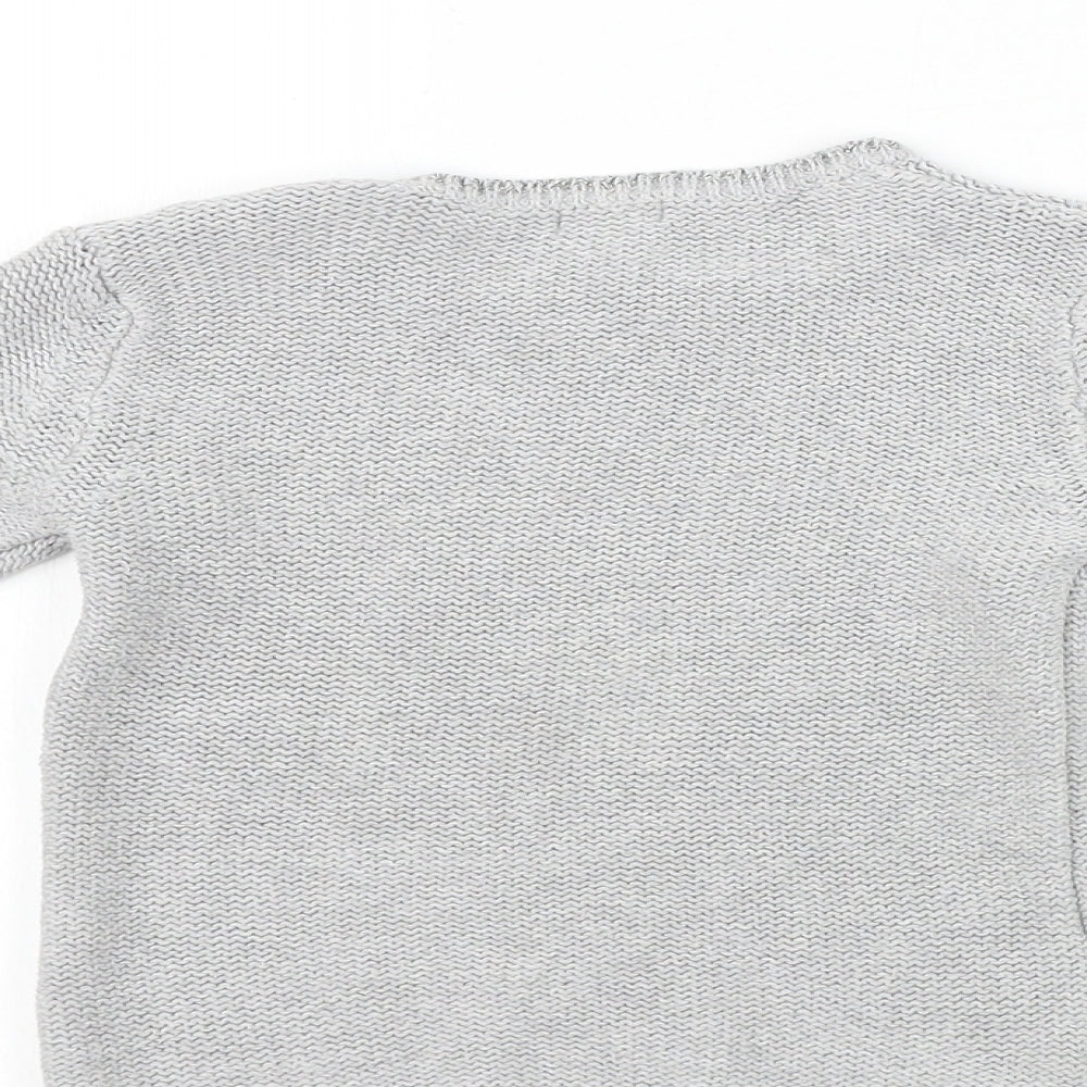 Kiabi Girls Grey   Pullover Jumper Size 4 Years