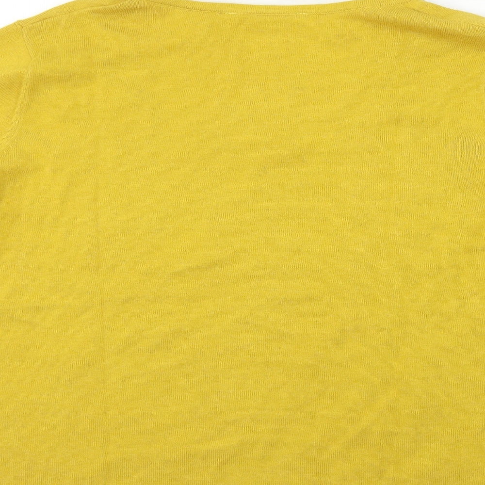 Bonmarché  Womens Yellow   Pullover Jumper Size 20