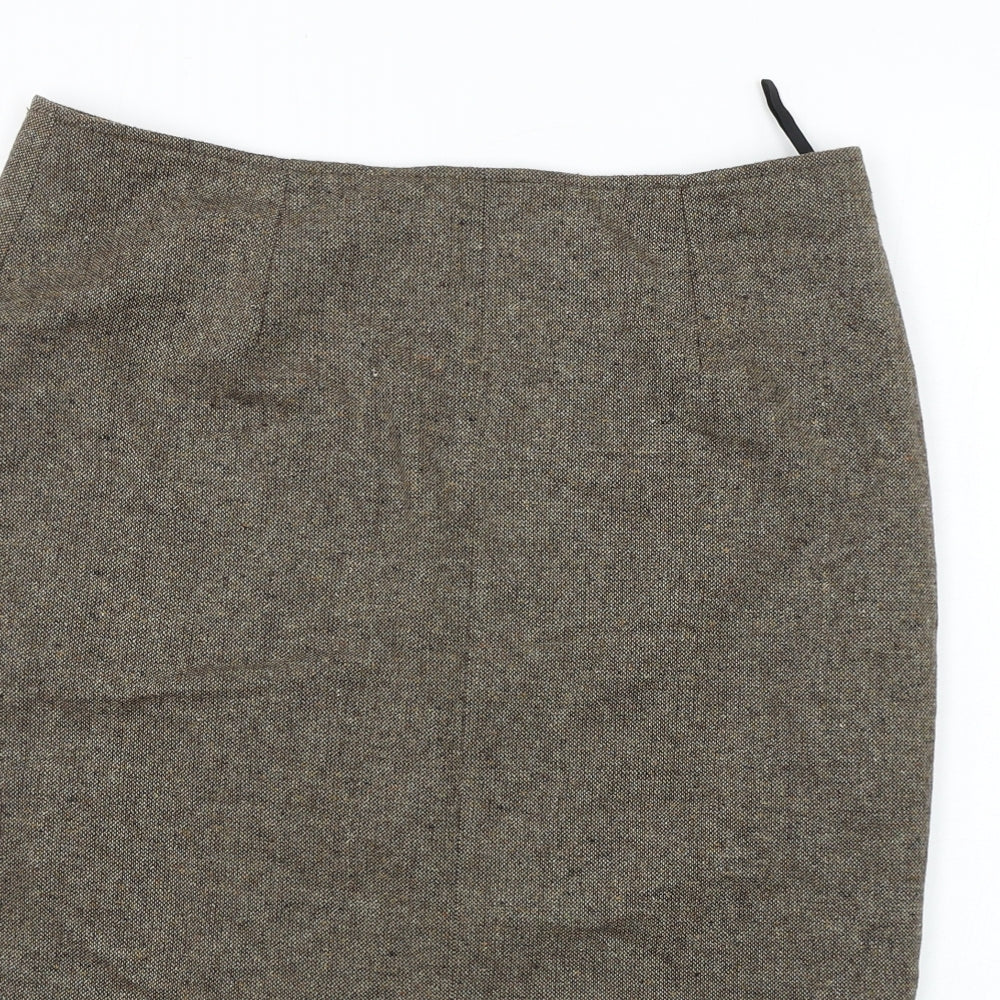 JAGER  Womens Brown   Bandage Skirt Size 14