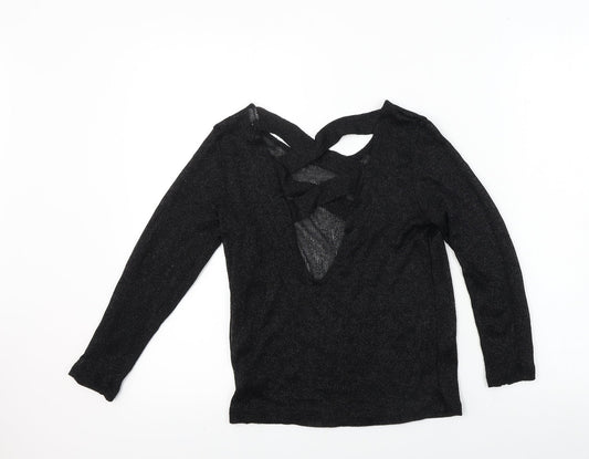 H&M  Womens Black   Basic T-Shirt Size XS