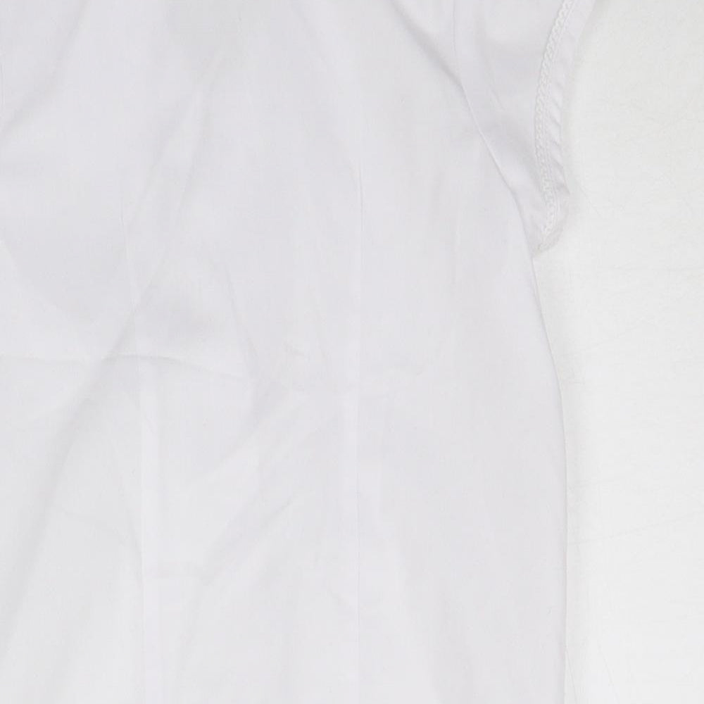George Girls White   Basic Button-Up Size 4-5 Years