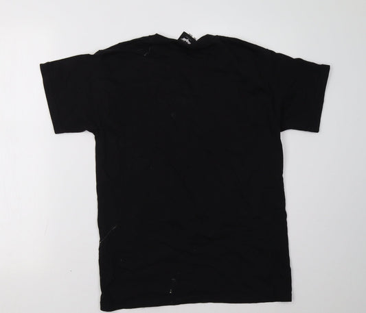 Fruit of the Loom Boys Black   Basic T-Shirt Size 12-13 Years  - the dark knight