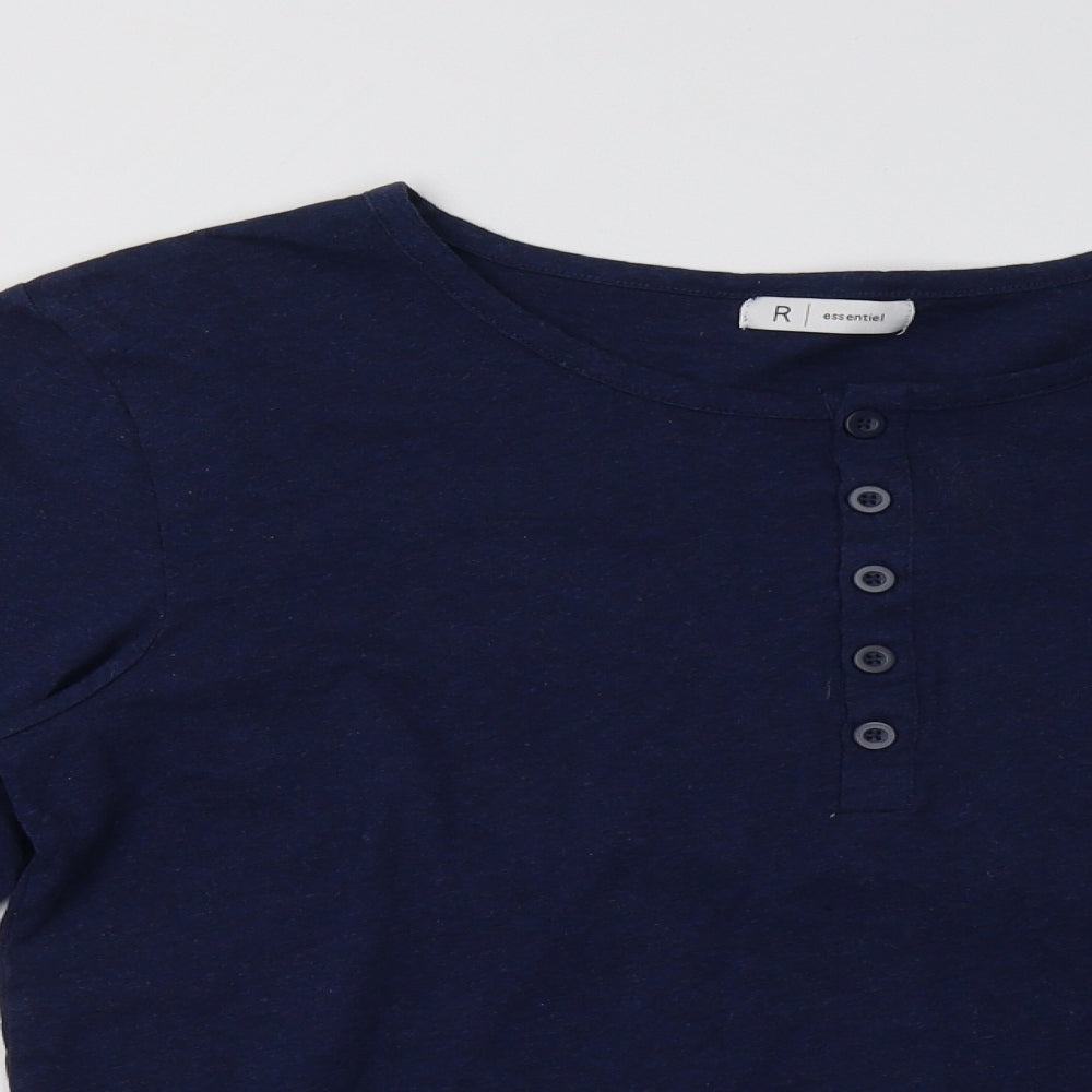 Essential Mens Blue   Pullover Sweatshirt Size XL
