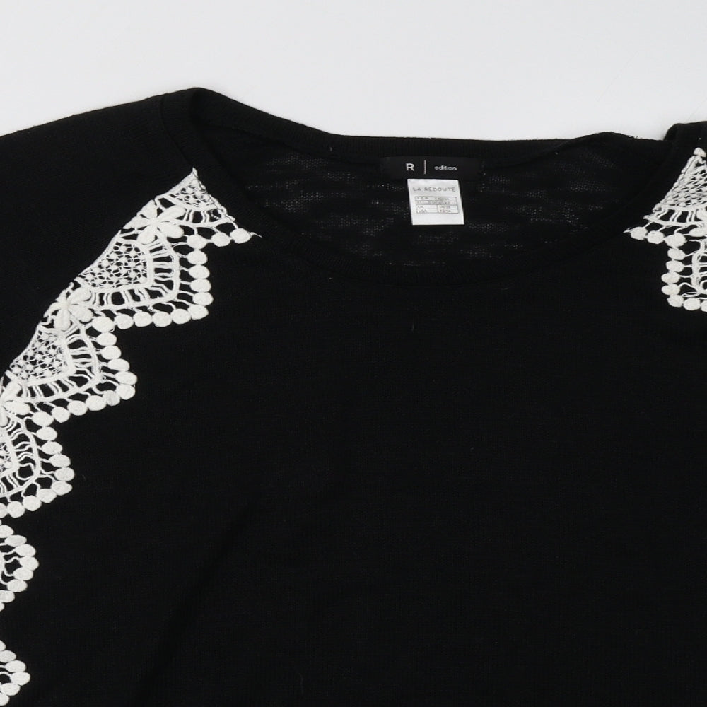 La Redoute Womens Black   Pullover Sweatshirt Size 16