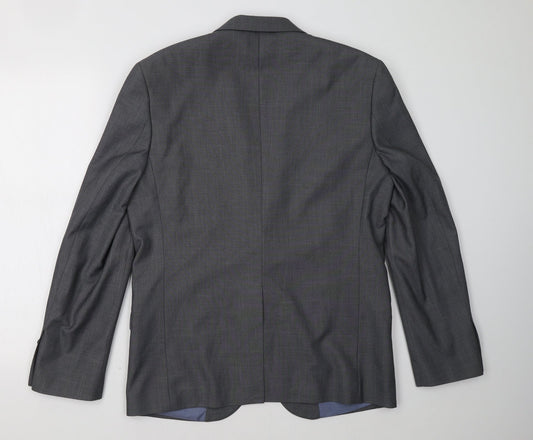 Cedar Wood State Mens Grey   Jacket Blazer Size 40