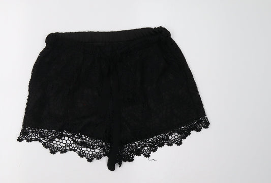 Preworn Womens Black    Shorts Size 8