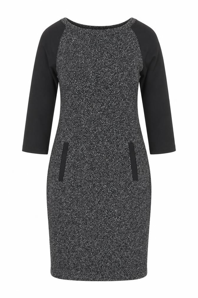 Marks and Spencer Womens Grey Colourblock  Bodycon  Size 10