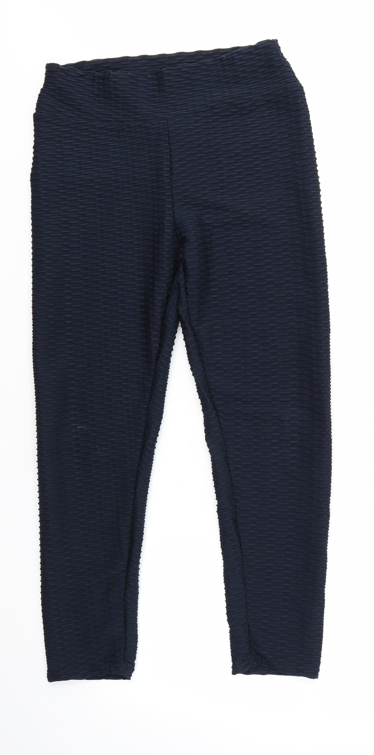 Preworn Womens Blue   Dress Pants Trousers Size L L25 in