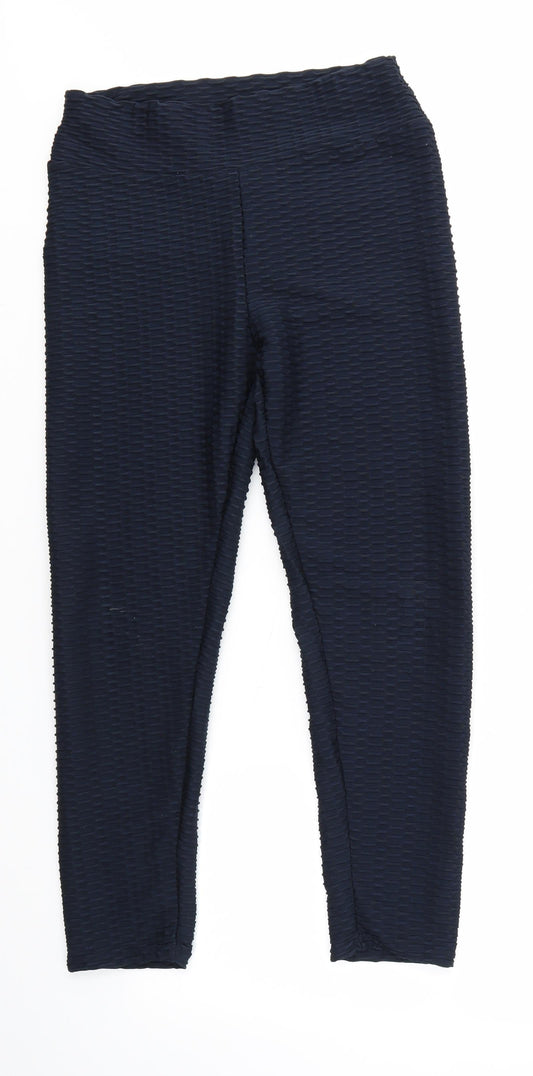 Preworn Womens Blue   Dress Pants Trousers Size L L25 in