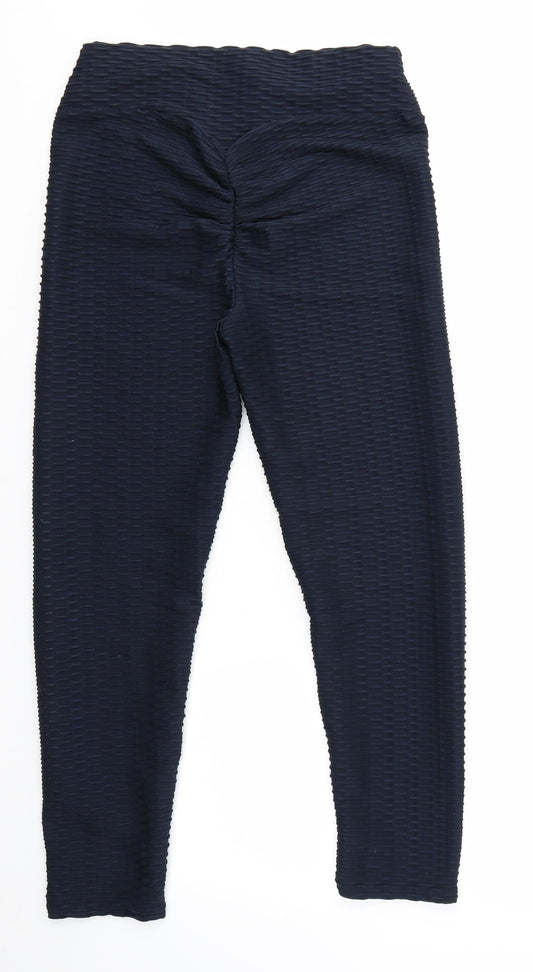 Preworn Womens Blue   Dress Pants Trousers Size L L25 in