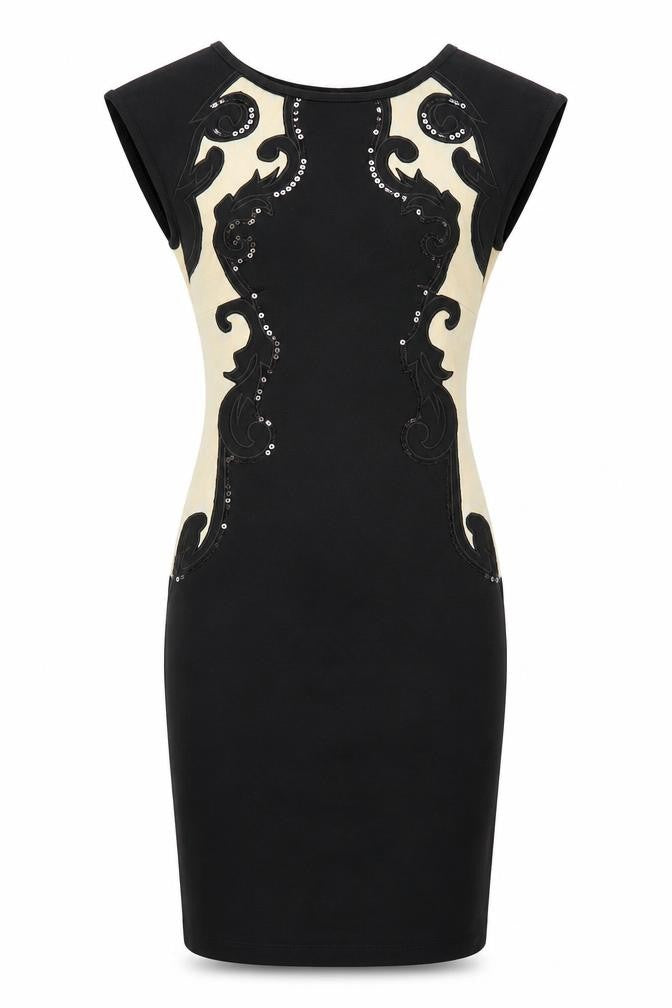 Evita Gold Womens Multicoloured   Bodycon  Size 6