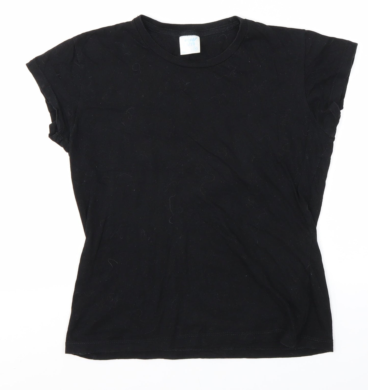 JHK Womens Black   Basic T-Shirt Size M  - MANFRED'S SOUL CAFE