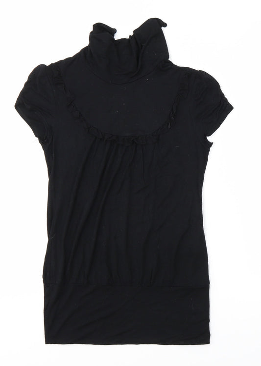 Dorothy Perkins Womens Black   Basic Blouse Size 6