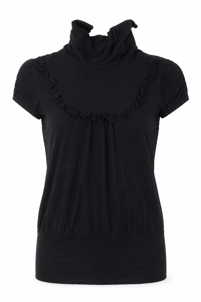 Dorothy Perkins Womens Black   Basic Blouse Size 6