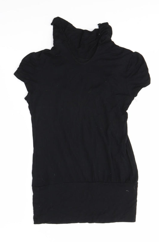 Dorothy Perkins Womens Black   Basic Blouse Size 6