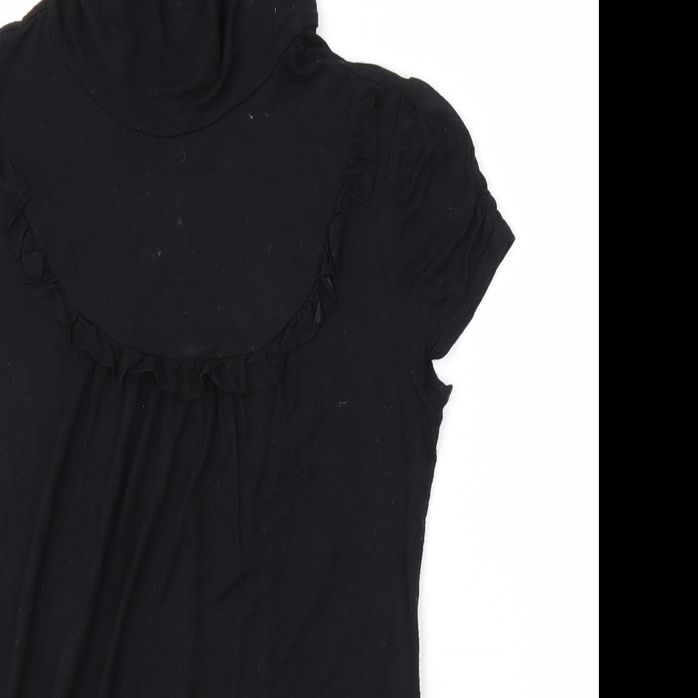 Dorothy Perkins Womens Black   Basic Blouse Size 6