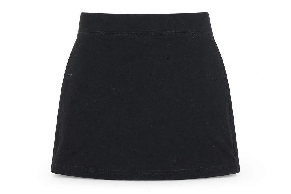 George Girls Black   A-Line Skirt Size 8-9 Years - SCHOOLWEAR